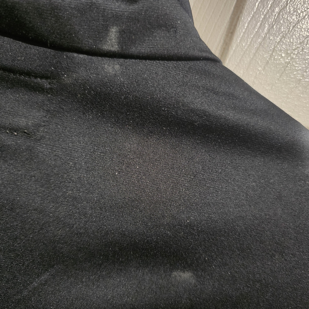 Adidas Black Trefoil Track Jacket with White Stripes - Picture 4 of 4